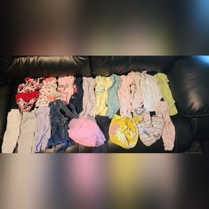 Lot of 0-3 month girl clothes